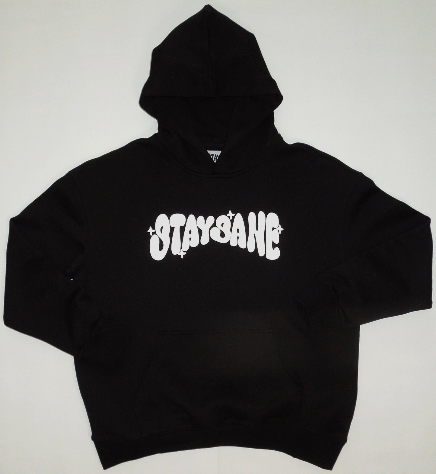 StaySane Hoodie Black/White